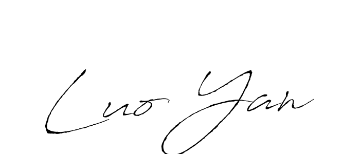 Similarly Antro_Vectra is the best handwritten signature design. Signature creator online .You can use it as an online autograph creator for name Luo Yan. Luo Yan signature style 6 images and pictures png