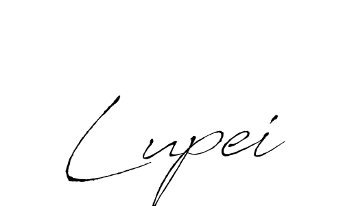 How to make Lupei name signature. Use Antro_Vectra style for creating short signs online. This is the latest handwritten sign. Lupei signature style 6 images and pictures png