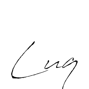 You should practise on your own different ways (Antro_Vectra) to write your name (Luq) in signature. don't let someone else do it for you. Luq signature style 6 images and pictures png