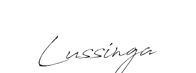 Create a beautiful signature design for name Lussinga. With this signature (Antro_Vectra) fonts, you can make a handwritten signature for free. Lussinga signature style 6 images and pictures png