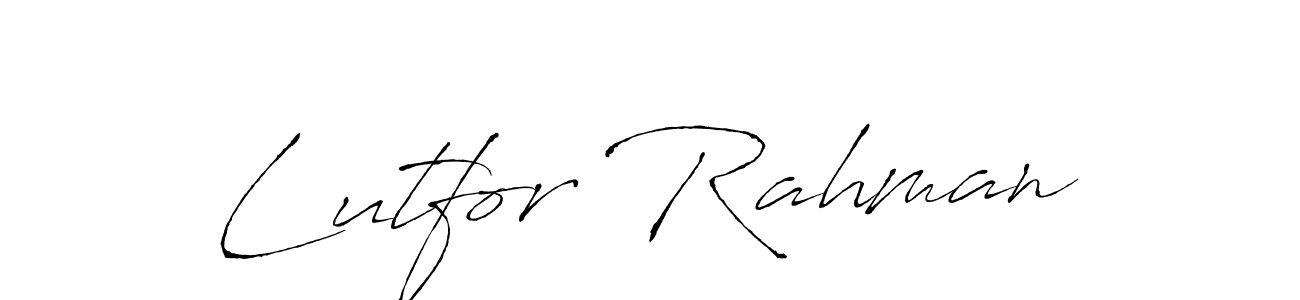 The best way (Antro_Vectra) to make a short signature is to pick only two or three words in your name. The name Lutfor Rahman include a total of six letters. For converting this name. Lutfor Rahman signature style 6 images and pictures png