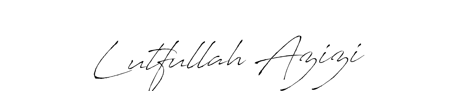 Use a signature maker to create a handwritten signature online. With this signature software, you can design (Antro_Vectra) your own signature for name Lutfullah Azizi. Lutfullah Azizi signature style 6 images and pictures png