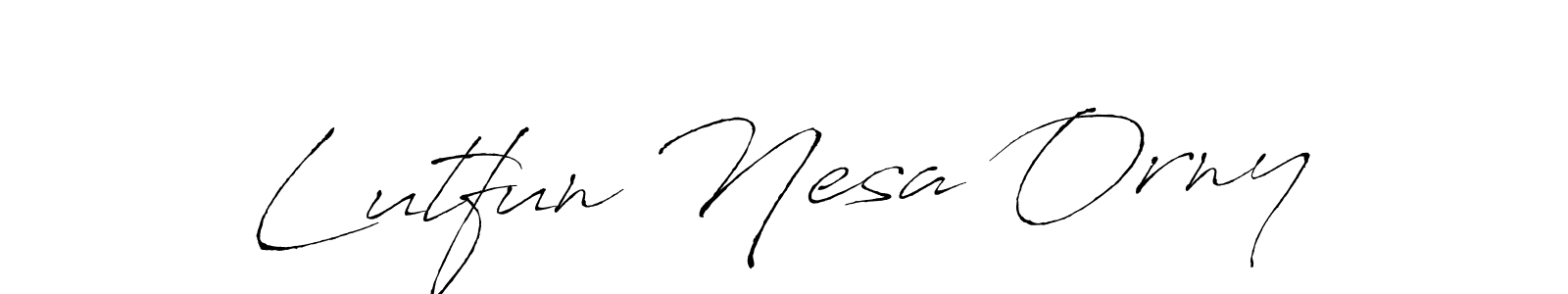 Here are the top 10 professional signature styles for the name Lutfun Nesa Orny. These are the best autograph styles you can use for your name. Lutfun Nesa Orny signature style 6 images and pictures png