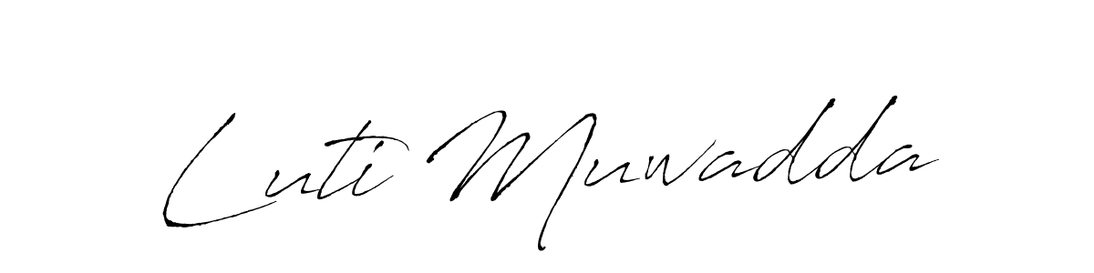 Once you've used our free online signature maker to create your best signature Antro_Vectra style, it's time to enjoy all of the benefits that Luti Muwadda name signing documents. Luti Muwadda signature style 6 images and pictures png