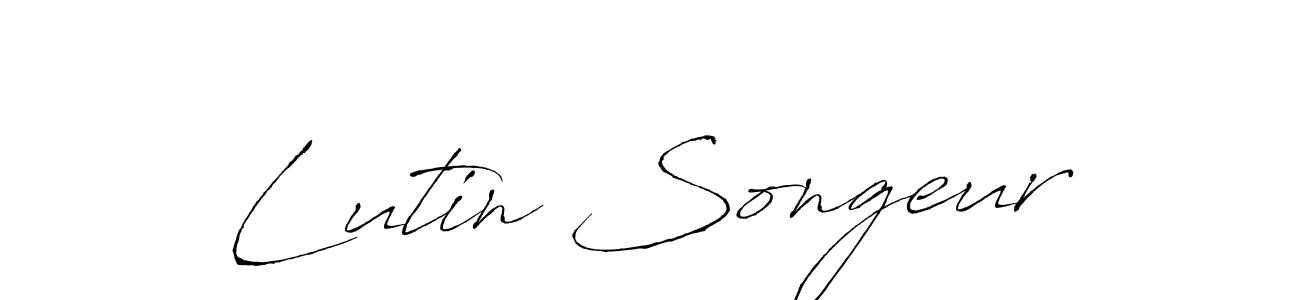 The best way (Antro_Vectra) to make a short signature is to pick only two or three words in your name. The name Lutin Songeur include a total of six letters. For converting this name. Lutin Songeur signature style 6 images and pictures png