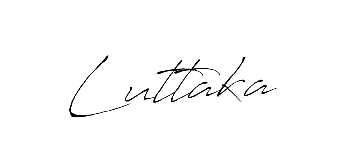 Antro_Vectra is a professional signature style that is perfect for those who want to add a touch of class to their signature. It is also a great choice for those who want to make their signature more unique. Get Luttaka name to fancy signature for free. Luttaka signature style 6 images and pictures png