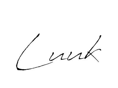 Similarly Antro_Vectra is the best handwritten signature design. Signature creator online .You can use it as an online autograph creator for name Luuk. Luuk signature style 6 images and pictures png