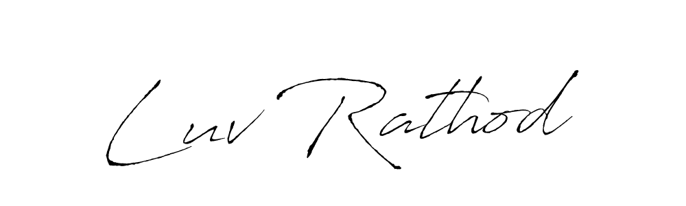 It looks lik you need a new signature style for name Luv Rathod. Design unique handwritten (Antro_Vectra) signature with our free signature maker in just a few clicks. Luv Rathod signature style 6 images and pictures png