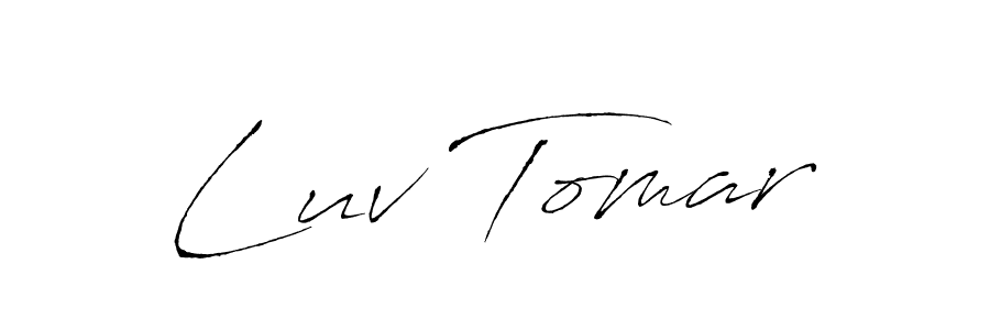 Once you've used our free online signature maker to create your best signature Antro_Vectra style, it's time to enjoy all of the benefits that Luv Tomar name signing documents. Luv Tomar signature style 6 images and pictures png