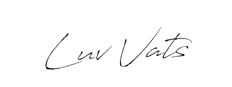 See photos of Luv Vats official signature by Spectra . Check more albums & portfolios. Read reviews & check more about Antro_Vectra font. Luv Vats signature style 6 images and pictures png