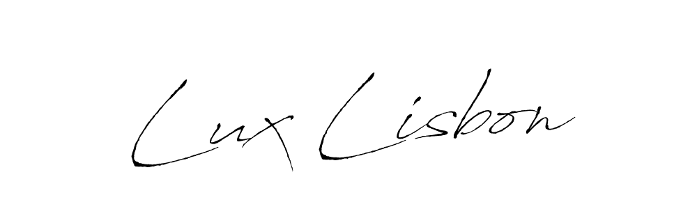 Create a beautiful signature design for name Lux Lisbon. With this signature (Antro_Vectra) fonts, you can make a handwritten signature for free. Lux Lisbon signature style 6 images and pictures png
