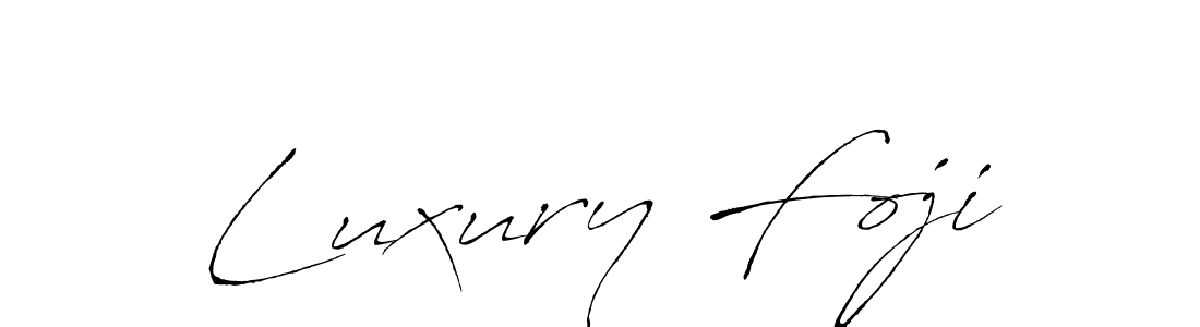Also we have Luxury Foji name is the best signature style. Create professional handwritten signature collection using Antro_Vectra autograph style. Luxury Foji signature style 6 images and pictures png