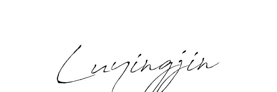 Also we have Luyingjin name is the best signature style. Create professional handwritten signature collection using Antro_Vectra autograph style. Luyingjin signature style 6 images and pictures png