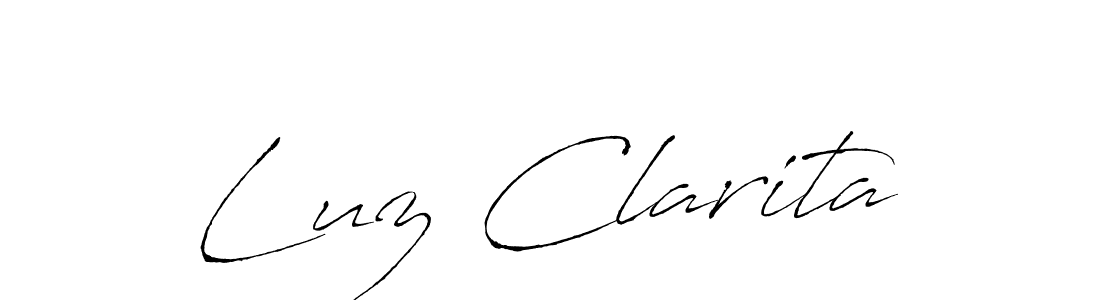 Also You can easily find your signature by using the search form. We will create Luz Clarita name handwritten signature images for you free of cost using Antro_Vectra sign style. Luz Clarita signature style 6 images and pictures png