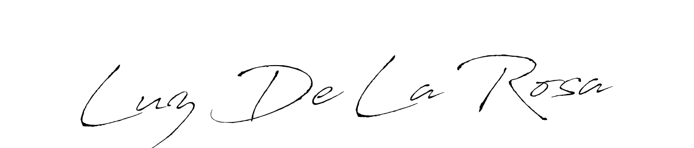 How to make Luz De La Rosa signature? Antro_Vectra is a professional autograph style. Create handwritten signature for Luz De La Rosa name. Luz De La Rosa signature style 6 images and pictures png