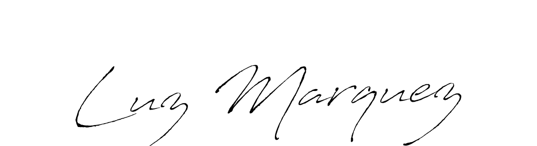 Luz Marquez stylish signature style. Best Handwritten Sign (Antro_Vectra) for my name. Handwritten Signature Collection Ideas for my name Luz Marquez. Luz Marquez signature style 6 images and pictures png