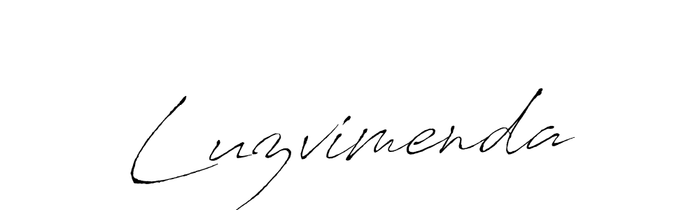 Use a signature maker to create a handwritten signature online. With this signature software, you can design (Antro_Vectra) your own signature for name Luzvimenda. Luzvimenda signature style 6 images and pictures png