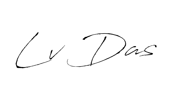 Design your own signature with our free online signature maker. With this signature software, you can create a handwritten (Antro_Vectra) signature for name Lv Das. Lv Das signature style 6 images and pictures png