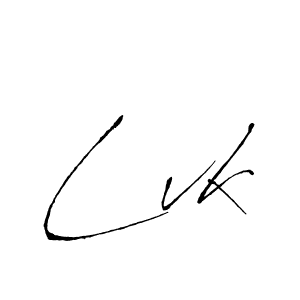 Also You can easily find your signature by using the search form. We will create Lvk name handwritten signature images for you free of cost using Antro_Vectra sign style. Lvk signature style 6 images and pictures png