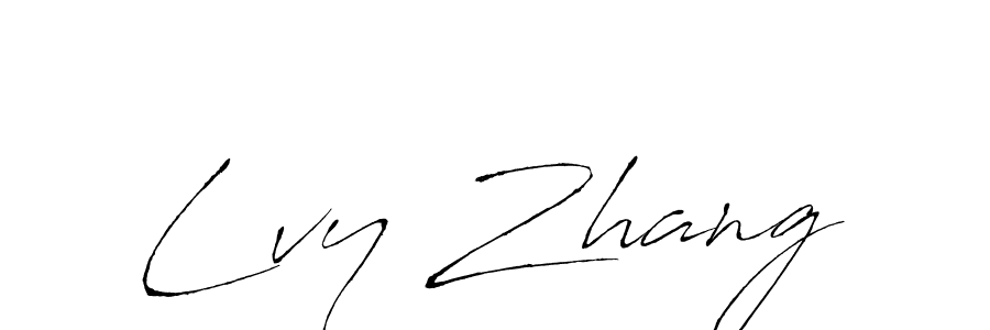 Use a signature maker to create a handwritten signature online. With this signature software, you can design (Antro_Vectra) your own signature for name Lvy Zhang. Lvy Zhang signature style 6 images and pictures png