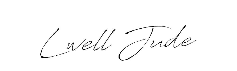 Design your own signature with our free online signature maker. With this signature software, you can create a handwritten (Antro_Vectra) signature for name Lwell Jude. Lwell Jude signature style 6 images and pictures png