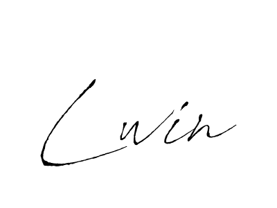 Lwin stylish signature style. Best Handwritten Sign (Antro_Vectra) for my name. Handwritten Signature Collection Ideas for my name Lwin. Lwin signature style 6 images and pictures png