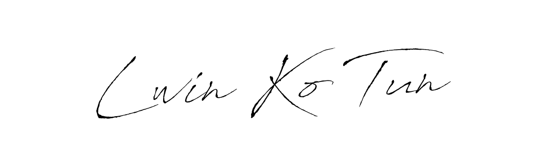 You should practise on your own different ways (Antro_Vectra) to write your name (Lwin Ko Tun) in signature. don't let someone else do it for you. Lwin Ko Tun signature style 6 images and pictures png