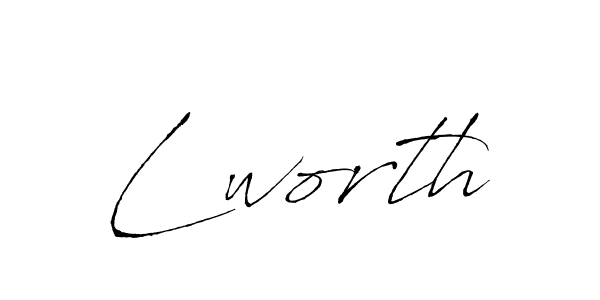 Lworth stylish signature style. Best Handwritten Sign (Antro_Vectra) for my name. Handwritten Signature Collection Ideas for my name Lworth. Lworth signature style 6 images and pictures png