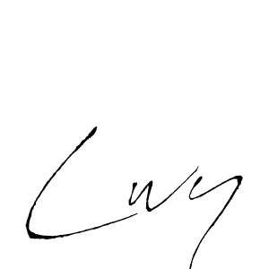 It looks lik you need a new signature style for name Lwy. Design unique handwritten (Antro_Vectra) signature with our free signature maker in just a few clicks. Lwy signature style 6 images and pictures png