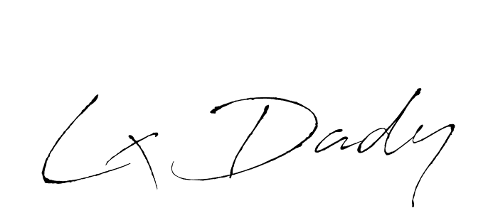 This is the best signature style for the Lx Dady name. Also you like these signature font (Antro_Vectra). Mix name signature. Lx Dady signature style 6 images and pictures png