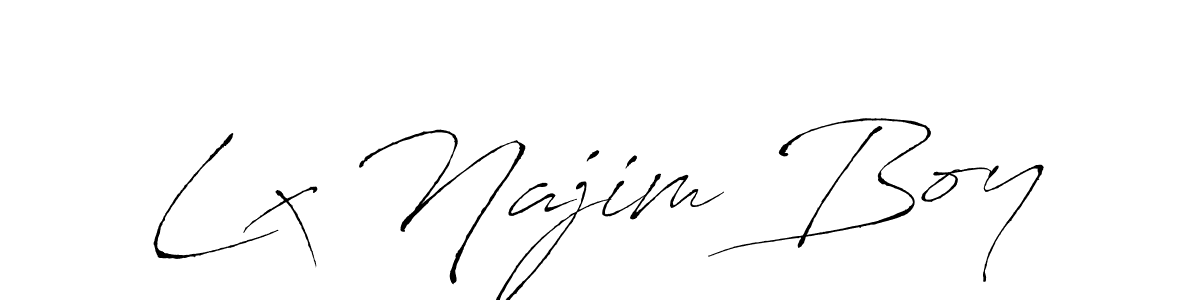 Make a short Lx Najim Boy signature style. Manage your documents anywhere anytime using Antro_Vectra. Create and add eSignatures, submit forms, share and send files easily. Lx Najim Boy signature style 6 images and pictures png