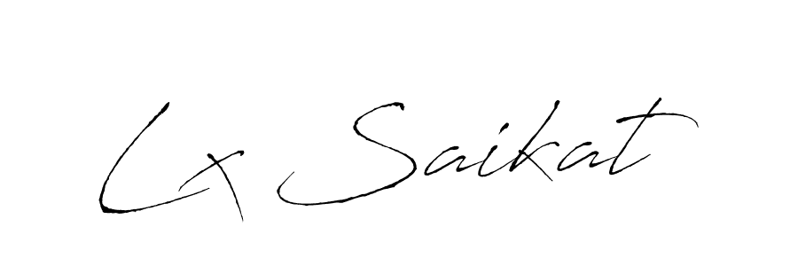 This is the best signature style for the Lx Saikat name. Also you like these signature font (Antro_Vectra). Mix name signature. Lx Saikat signature style 6 images and pictures png