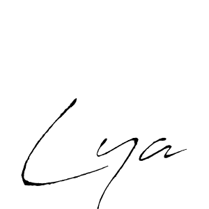 You should practise on your own different ways (Antro_Vectra) to write your name (Lya) in signature. don't let someone else do it for you. Lya signature style 6 images and pictures png