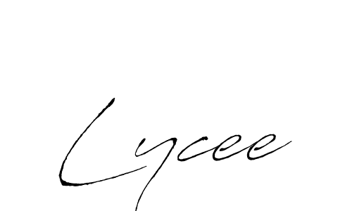 Antro_Vectra is a professional signature style that is perfect for those who want to add a touch of class to their signature. It is also a great choice for those who want to make their signature more unique. Get Lycee name to fancy signature for free. Lycee signature style 6 images and pictures png