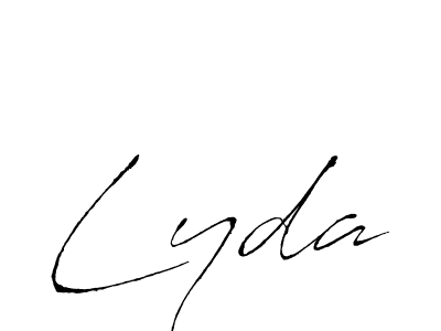 Make a beautiful signature design for name Lyda. Use this online signature maker to create a handwritten signature for free. Lyda signature style 6 images and pictures png