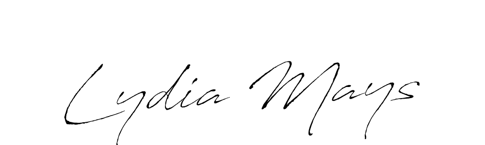 Lydia Mays stylish signature style. Best Handwritten Sign (Antro_Vectra) for my name. Handwritten Signature Collection Ideas for my name Lydia Mays. Lydia Mays signature style 6 images and pictures png