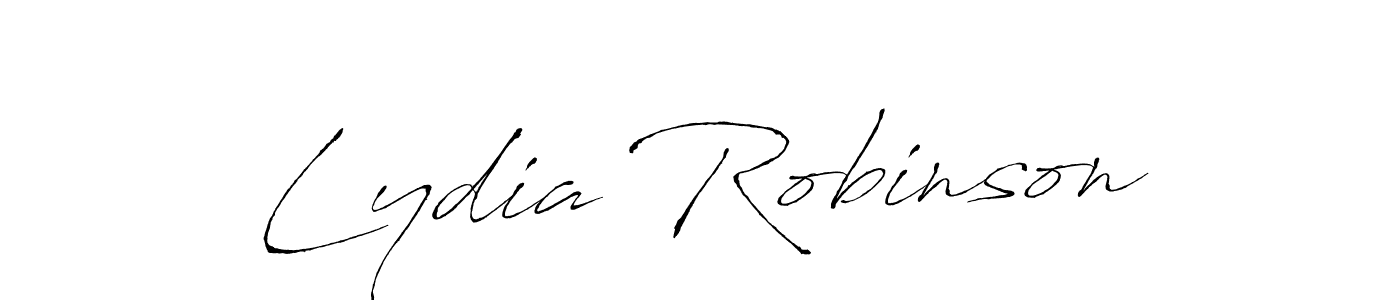 Design your own signature with our free online signature maker. With this signature software, you can create a handwritten (Antro_Vectra) signature for name Lydia Robinson. Lydia Robinson signature style 6 images and pictures png