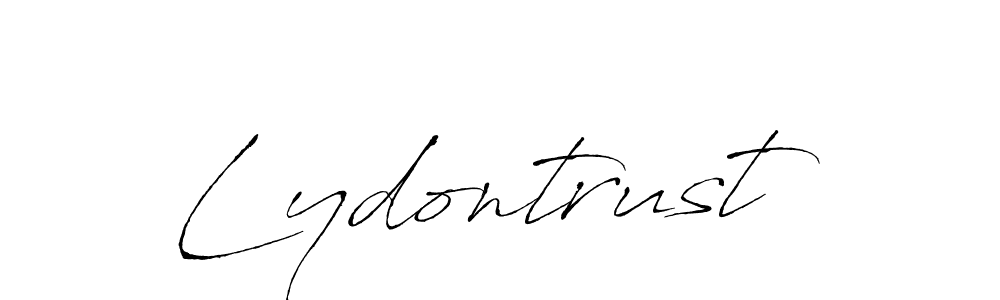 You should practise on your own different ways (Antro_Vectra) to write your name (Lydontrust) in signature. don't let someone else do it for you. Lydontrust signature style 6 images and pictures png