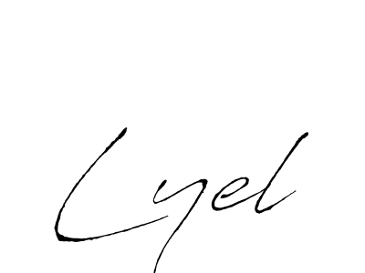 How to make Lyel signature? Antro_Vectra is a professional autograph style. Create handwritten signature for Lyel name. Lyel signature style 6 images and pictures png