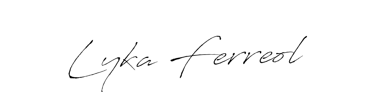 Make a beautiful signature design for name Lyka Ferreol. Use this online signature maker to create a handwritten signature for free. Lyka Ferreol signature style 6 images and pictures png