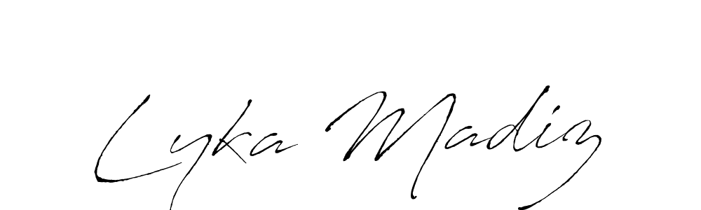 Best and Professional Signature Style for Lyka Madiz. Antro_Vectra Best Signature Style Collection. Lyka Madiz signature style 6 images and pictures png