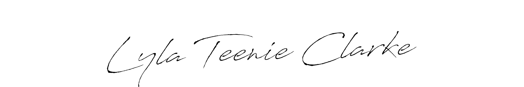 Also You can easily find your signature by using the search form. We will create Lyla Teenie Clarke name handwritten signature images for you free of cost using Antro_Vectra sign style. Lyla Teenie Clarke signature style 6 images and pictures png