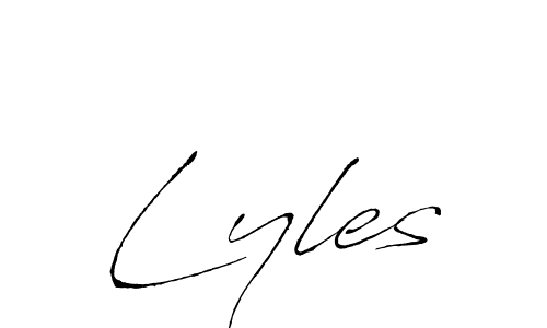 How to make Lyles name signature. Use Antro_Vectra style for creating short signs online. This is the latest handwritten sign. Lyles signature style 6 images and pictures png