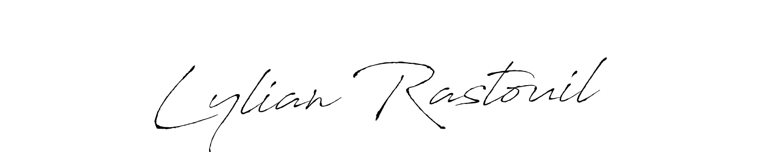 Also we have Lylian Rastouil name is the best signature style. Create professional handwritten signature collection using Antro_Vectra autograph style. Lylian Rastouil signature style 6 images and pictures png