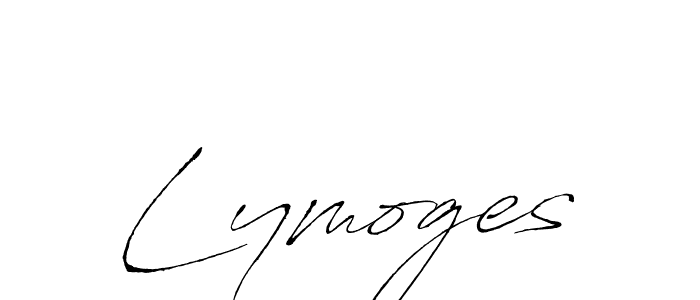 Create a beautiful signature design for name Lymoges. With this signature (Antro_Vectra) fonts, you can make a handwritten signature for free. Lymoges signature style 6 images and pictures png