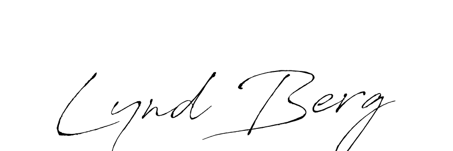 How to make Lynd Berg name signature. Use Antro_Vectra style for creating short signs online. This is the latest handwritten sign. Lynd Berg signature style 6 images and pictures png