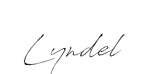 Make a beautiful signature design for name Lyndel. With this signature (Antro_Vectra) style, you can create a handwritten signature for free. Lyndel signature style 6 images and pictures png