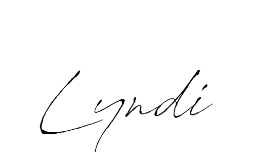 Lyndi stylish signature style. Best Handwritten Sign (Antro_Vectra) for my name. Handwritten Signature Collection Ideas for my name Lyndi. Lyndi signature style 6 images and pictures png