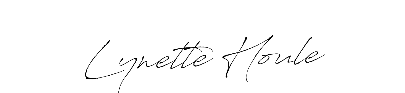 Make a beautiful signature design for name Lynette Houle. With this signature (Antro_Vectra) style, you can create a handwritten signature for free. Lynette Houle signature style 6 images and pictures png