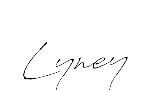 Lyney stylish signature style. Best Handwritten Sign (Antro_Vectra) for my name. Handwritten Signature Collection Ideas for my name Lyney. Lyney signature style 6 images and pictures png